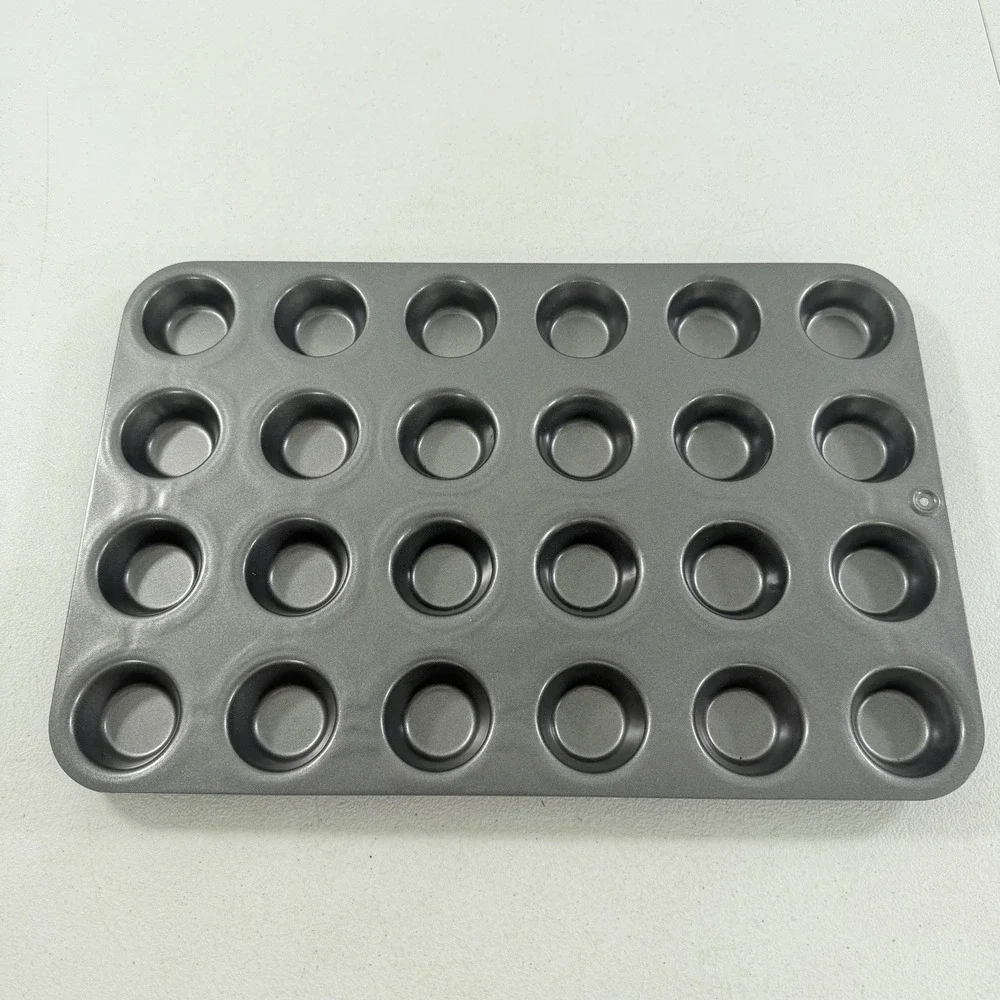 Pampered Chef Mini Muffin Cupcake‎ Tart Pan 24 Hole #1606 Non Stick